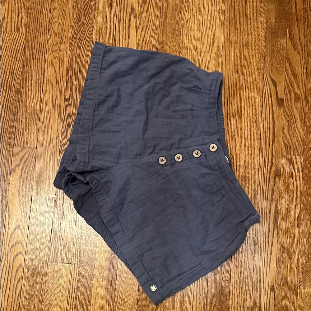 Roxy Dark Blue High Waist Women's Shorts